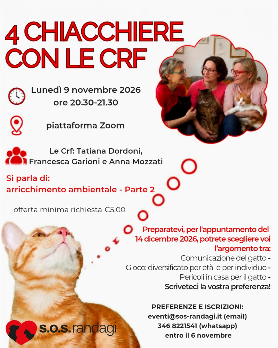 Webinar “4 chiacchiere con le CRF”